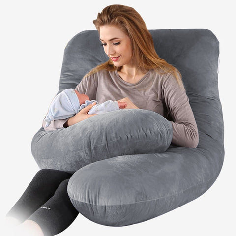 ComfortNest Schwangerschafts- und Seitenschlafkissen – Extra Unterstützung für Mama und Baby