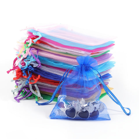 Elegante Organza-Beutel Set – Ideal für Geschenke und Festdekoration