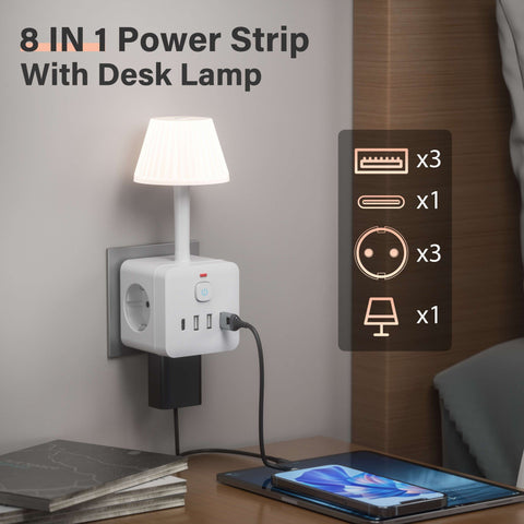 Smart 8-in-1 Nachtlampe - Für Smarte Lösungen und Beleuchtung