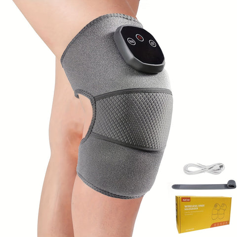 Drahtlose Knie- und Beinmassager mit Wärmefunktion – Verstellbare Kompression für optimale Schmerzlinderung