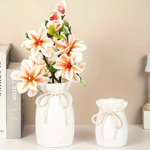 Bohemian Geometrische Dekorative Vase – Ideal für Frühling und Ostern Dekorationen