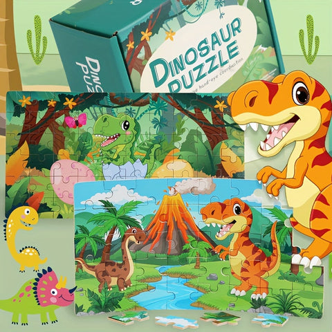 Bildungs-Dinosaurier-Puzzle - Für kreatives Lernen und Spielspaß
