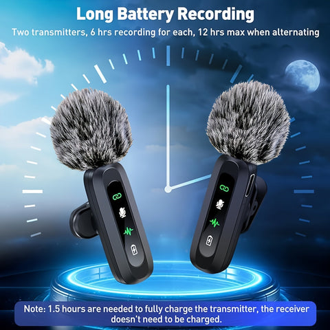 SoundClip Drahtloses Lavalier-Mikrofon - Für Smartphones und Tablets