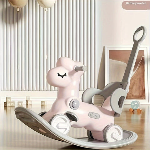 2-in-1 Baby Schaukelpferd und Laufrad - Sicheres und Lustiges Spielzeug