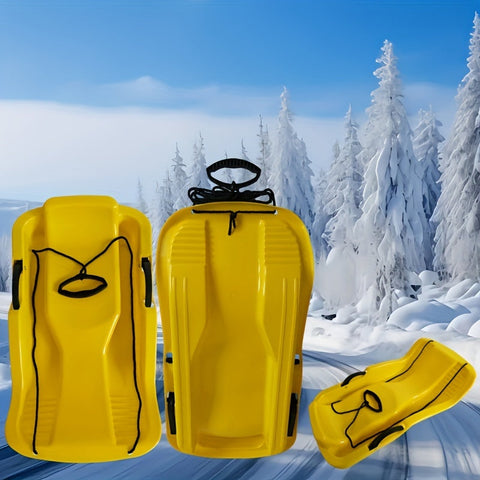 Vielseitiger Schlitten mit Bremse – Perfekt für Schnee, Gras und Eis, inkl. Zugseil