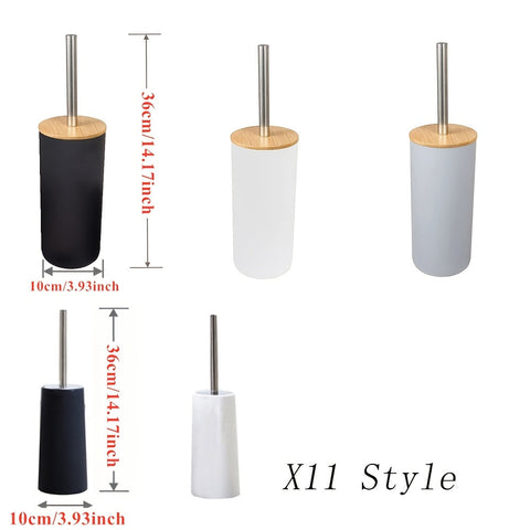 Minimalistische Toilettenbürsten Set – Nachhaltig und Handlich für Badezimmergebrauch