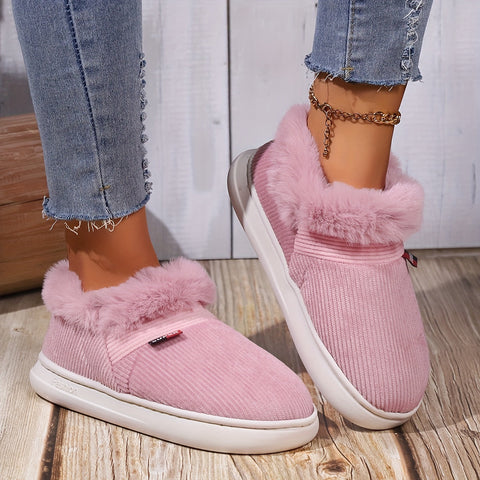 Liza Fluffy Hausschuhe - Wärme und Komfort für Damen