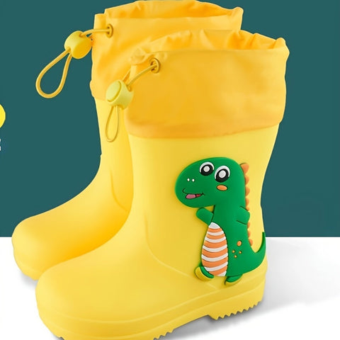 Dino & Bunny Regenstiefel für Kinder - Verspielter Wasserdichter Schutz