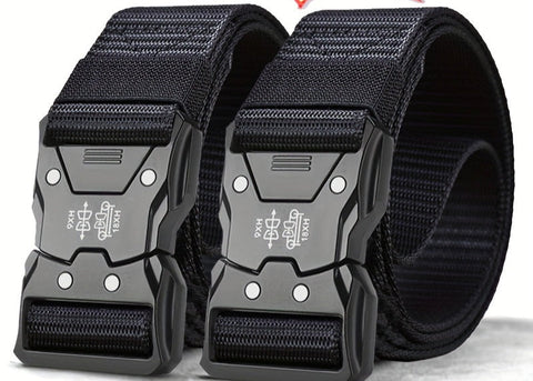 Unisex Taktischer Nylon Gürtel – Robust, Atmungsaktiv und Vielseitig