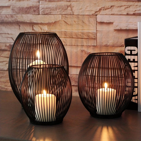 LunaGlow Kerzenhalter Set – Stilvolle, Gemütliche Beleuchtung