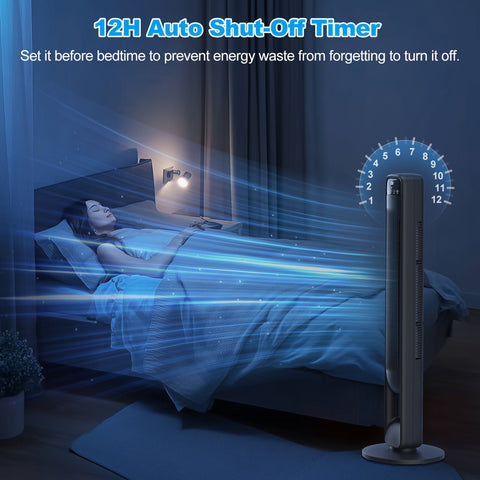 Bladloser Turmventilator – Stilvoll und Einstellbar