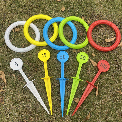 Bunte Ringwurfspielset - Für Spaßige Aktivitäten im Freien