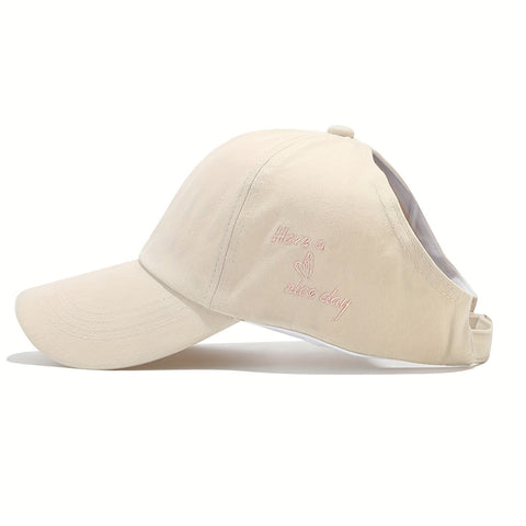 Damen Baseballcap mit Pferdeschwanzöffnung – Leicht und Atmungsaktiv