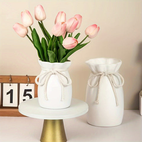 Bohemian Geometrische Dekorative Vase – Ideal für Frühling und Ostern Dekorationen