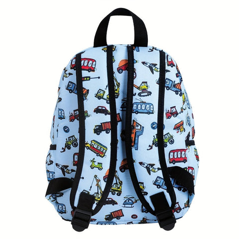 Fröhlicher Auto-Rucksack für Kinder - Für abenteuerliche Schultage