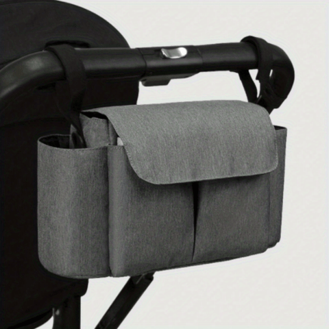 Multifunktionale Kinderwagen Tasche – Große Kapazität, Wasserdichte Hängtasche mit Fächern für wichtige Babyartikel