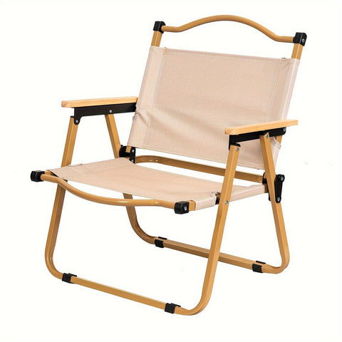 Tragbarer Klapp-Campingstuhl – Robustes Aluminiumgestell und Bequemer Sitz