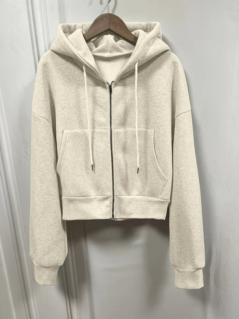 CozyVibe Zip-Up Hoodie – Komfort und lässiger Chic