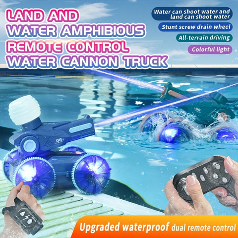 SplashRider Amphibisches RC Wasserkanone Truck – Spritziger Spielspaß