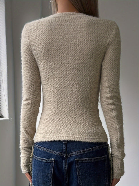 Isabelle Strickpullover - Bequem und Stilvoll für Herbst und Winter für Damen