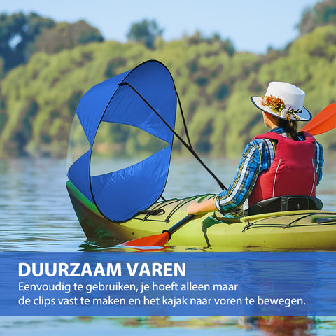 SpeedSail Faltbares Kajaksegel – Effizient und Einfach zu Benutzen