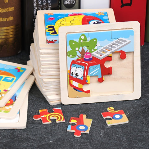 Bildungs Holzpuzzle – Für junge Entdecker