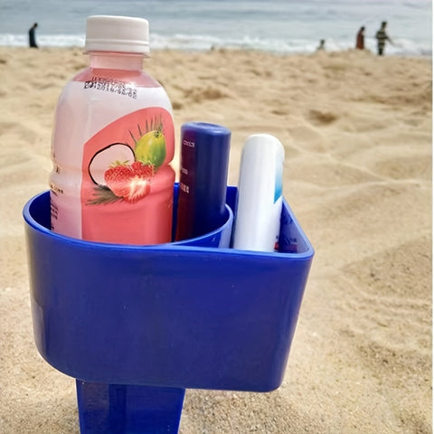 Strand Becherhalter Set – Perfekt für Getränke und Snacks während deiner Strand- und Picknickabenteuer