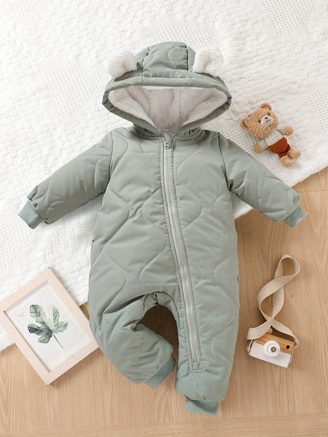 Luca Kapuzenoverall für Babys - Warm und Niedlich für Außenabenteuer