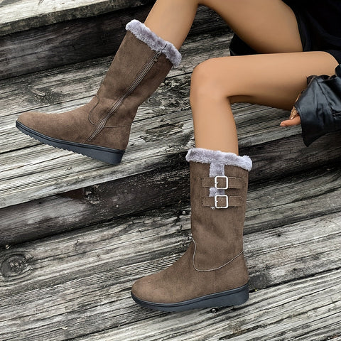 Fuzzy Boots für Damen - Warm und Stilvoll für Kalte Tage
