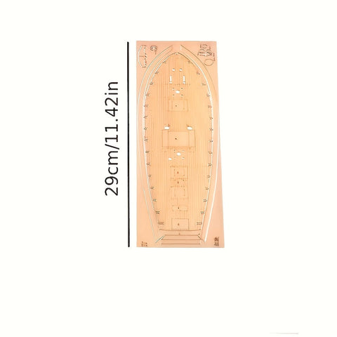 Klassisches Holzsegelboot Modell – Detailliertes 3D Puzzle für Schiffsliebhaber