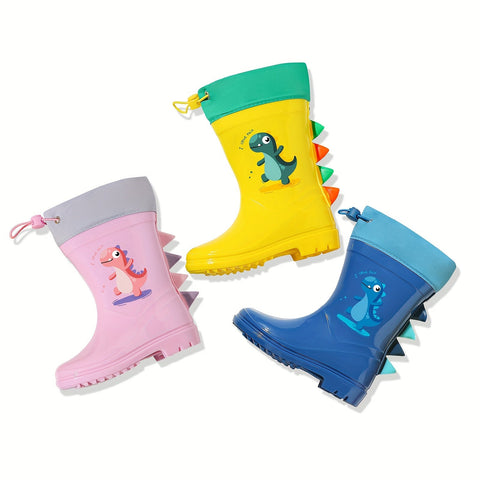 Dino Abenteuer Gummistiefel für Kinder - Für Trockene Füße im Regen