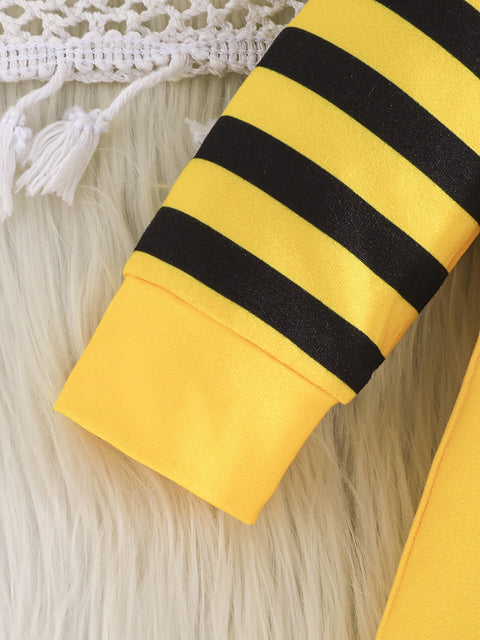 Süßes Bienen Jumpsuit Set – Perfekt für Outdoor-Abenteuer für Babys