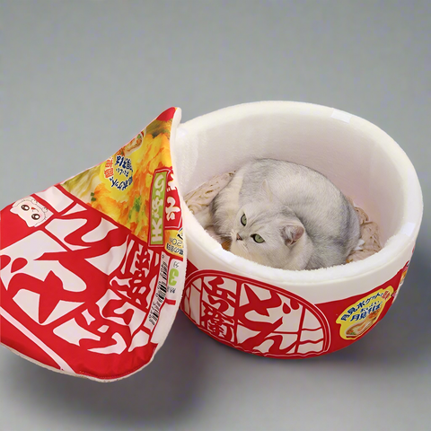 Gemütliches Ramen Katzenbett - Ein Bequemer Traum für Deine Katze