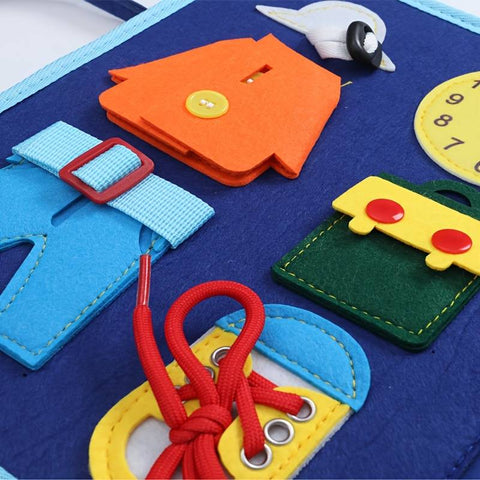 Busy Book Educatives Spielset – Lehrreiches und Interaktives Spielbuch für Kinder