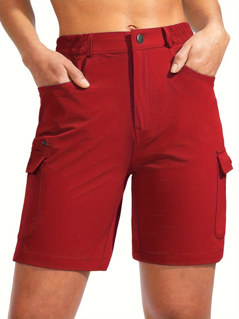 Schnelltrocknende Cargoshorts für Damen – Komfortabel und Funktional für Wandern und Abenteuer