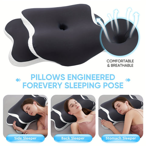 Ergonomisches Gedächtnisschaum-Nackenkissen – Für Optimalen Komfort und Unterstützung während der Nacht