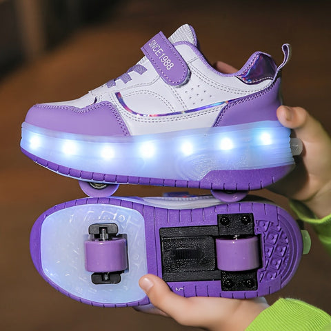 GlowRiders Roller Sneakers - Für Kinder mit Lichtspektakel