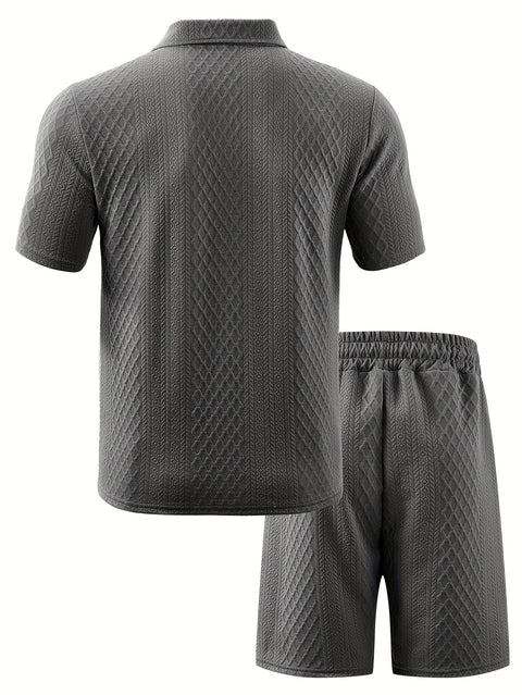 Stilvolles Jacquard Herren Set – Bequem und Trendy