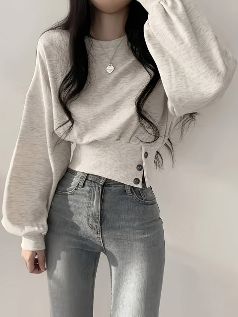 Sofie Komfort Pullover – Modern und Lässig mit Eleganten Details