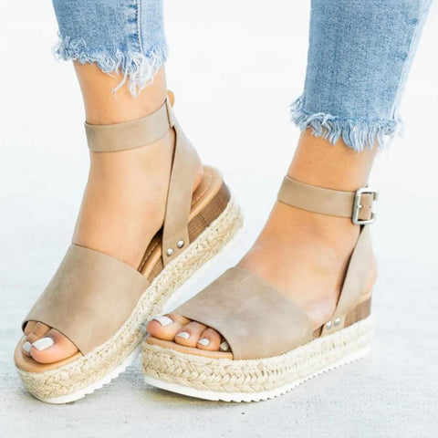 Damen Plattform Espadrille Sandalen – Stilvolle und Bequeme Sommerschuhe