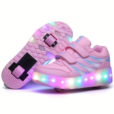 LichtJong Leuchtende Roller Sneakers - Für Kinder, die sich gerne bewegen
