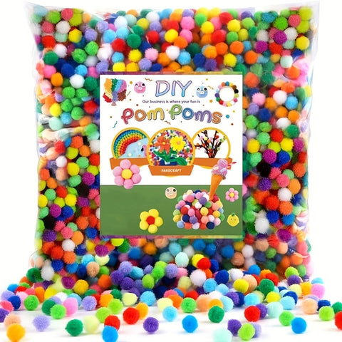 DIY Pom Poms Set – 2000 Stück für kreative Bastelprojekte