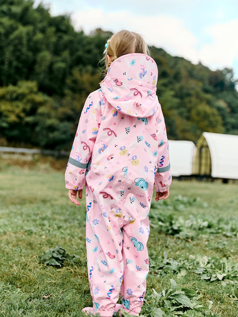 Fröhlicher Wasserdichter Regenoverall für Kinder – Atmungsaktiv und Bequem für Outdoor-Aktivitäten