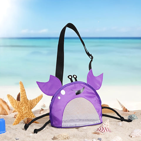 Lieber Krebs Schultertasche – Verspielte, Leichte Strandtasche für Kinder mit Verstellbarem Schultergurt