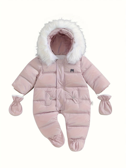 Schneebaby Overall – Warme Winter-Overall mit Kapuze für Draußen