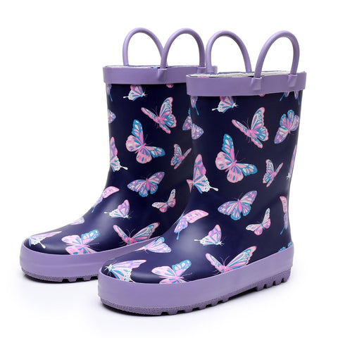 Schmetterling Fröhlichkeit Gummistiefel für Kinder - Verspielter Schutz für