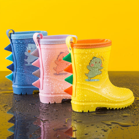 Dino Splash Kinderstiefel - Verspielter Schutz für Regnerische Tage