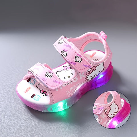 Sanrio Leuchtende Mädchensandalen – Bequeme und Atmungsaktive Sommerschuhe