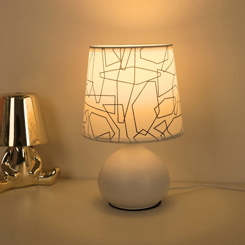 Geometrische Stil Tischlampe - Modern und Gemütlich