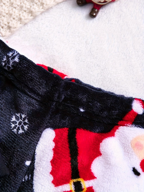 Süßes Weihnachts-Flanellen-Set - Für einen Festlichen Look für Ihr Kind